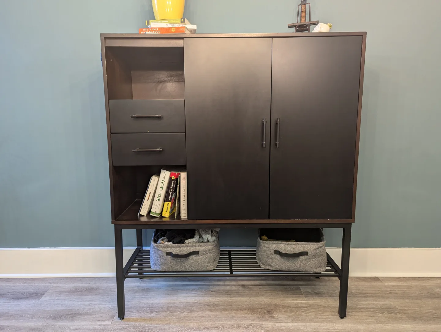 Stylish Crate & Barrell Entryway Cabinet - Quality & Design! thumbnail