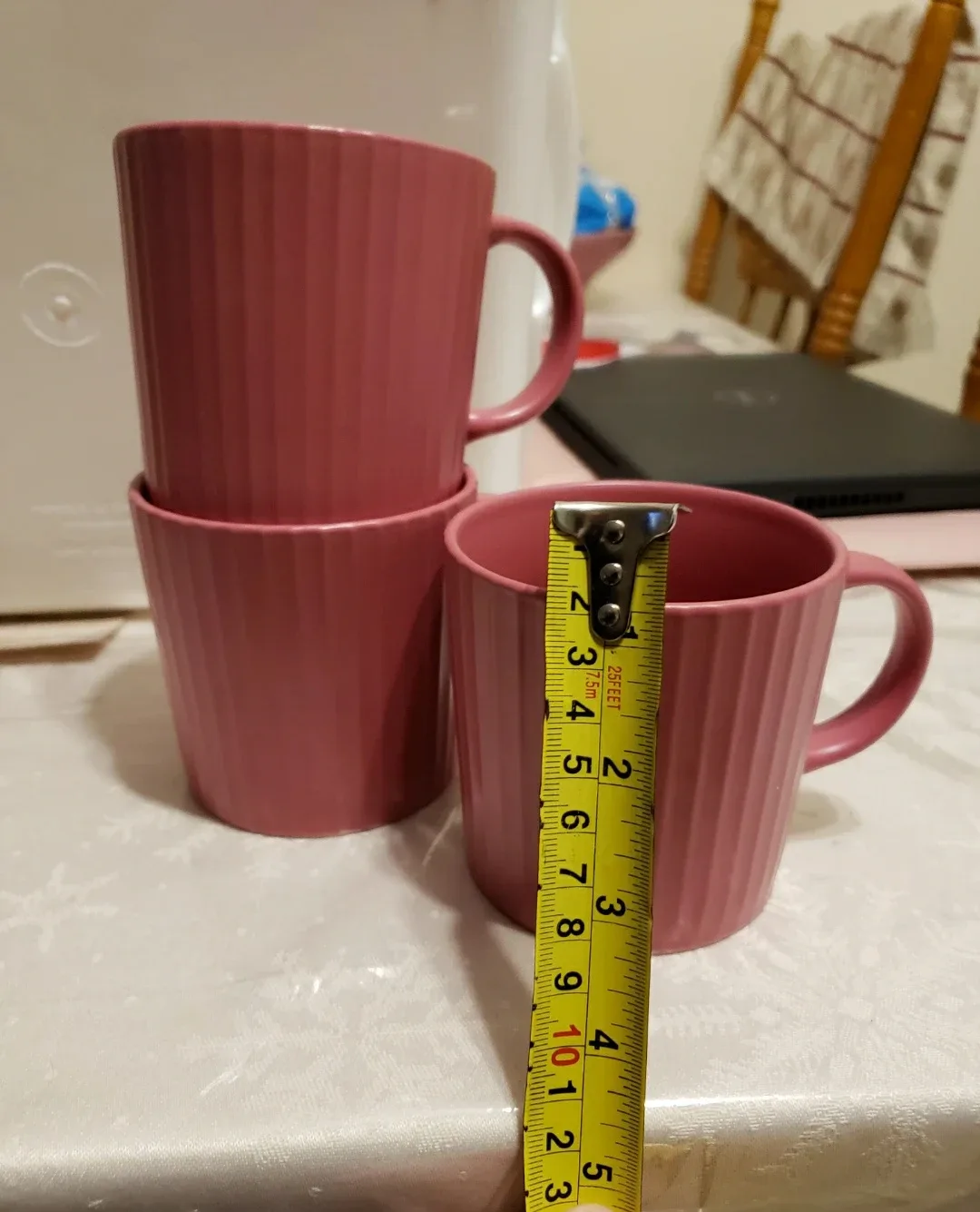 Set of four IKEA mugs, dusty rose pink 🧡 image indicator(4)