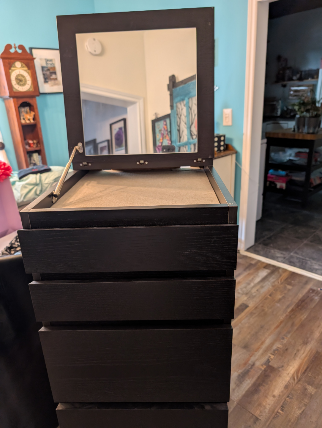 IKEA MALM 5-drawer chest with mirror