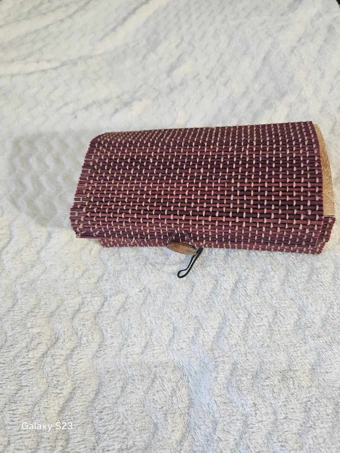 Unique Woven Box with Wooden Accents🧡 image indicator(2)