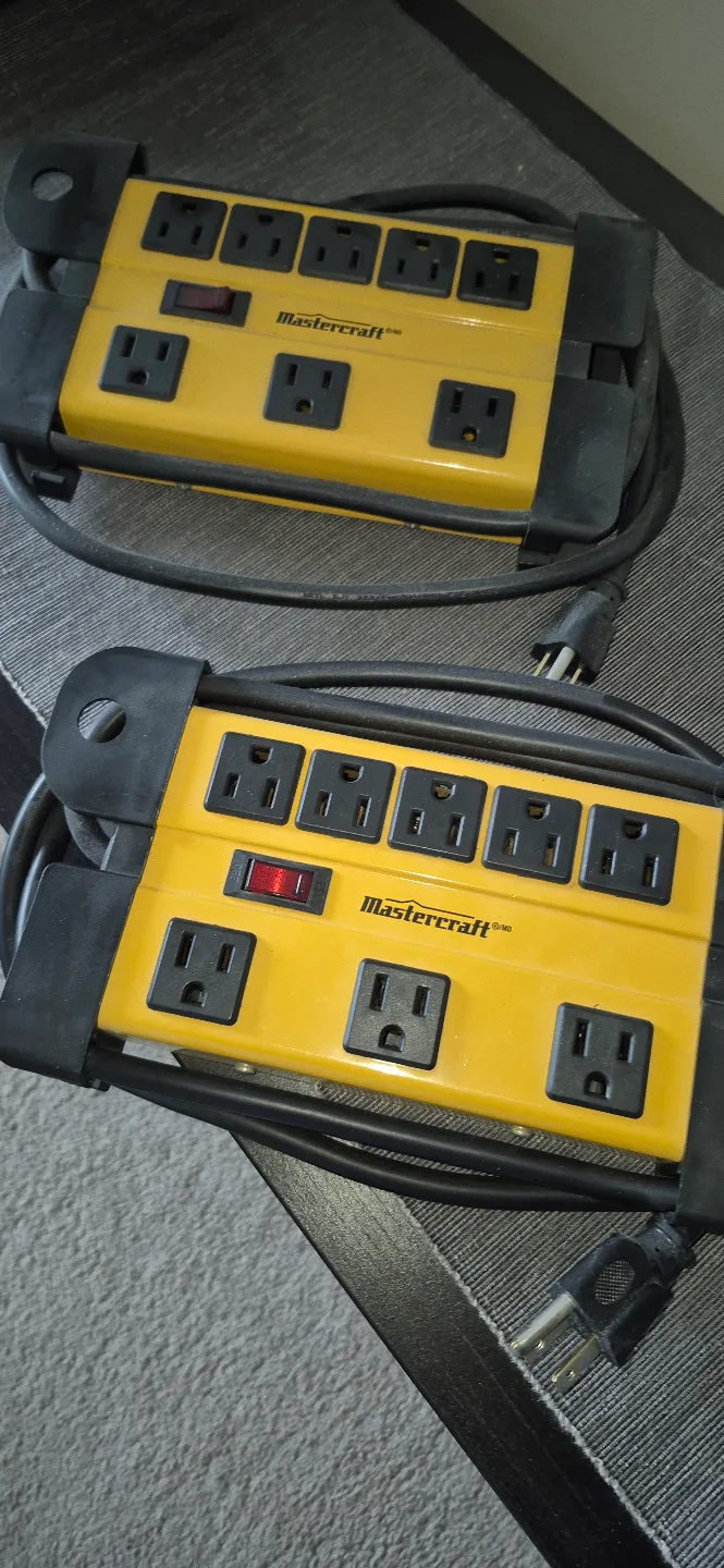 Mastercraft 6 Outlet Surge Protector (2 Pack) thumbnail