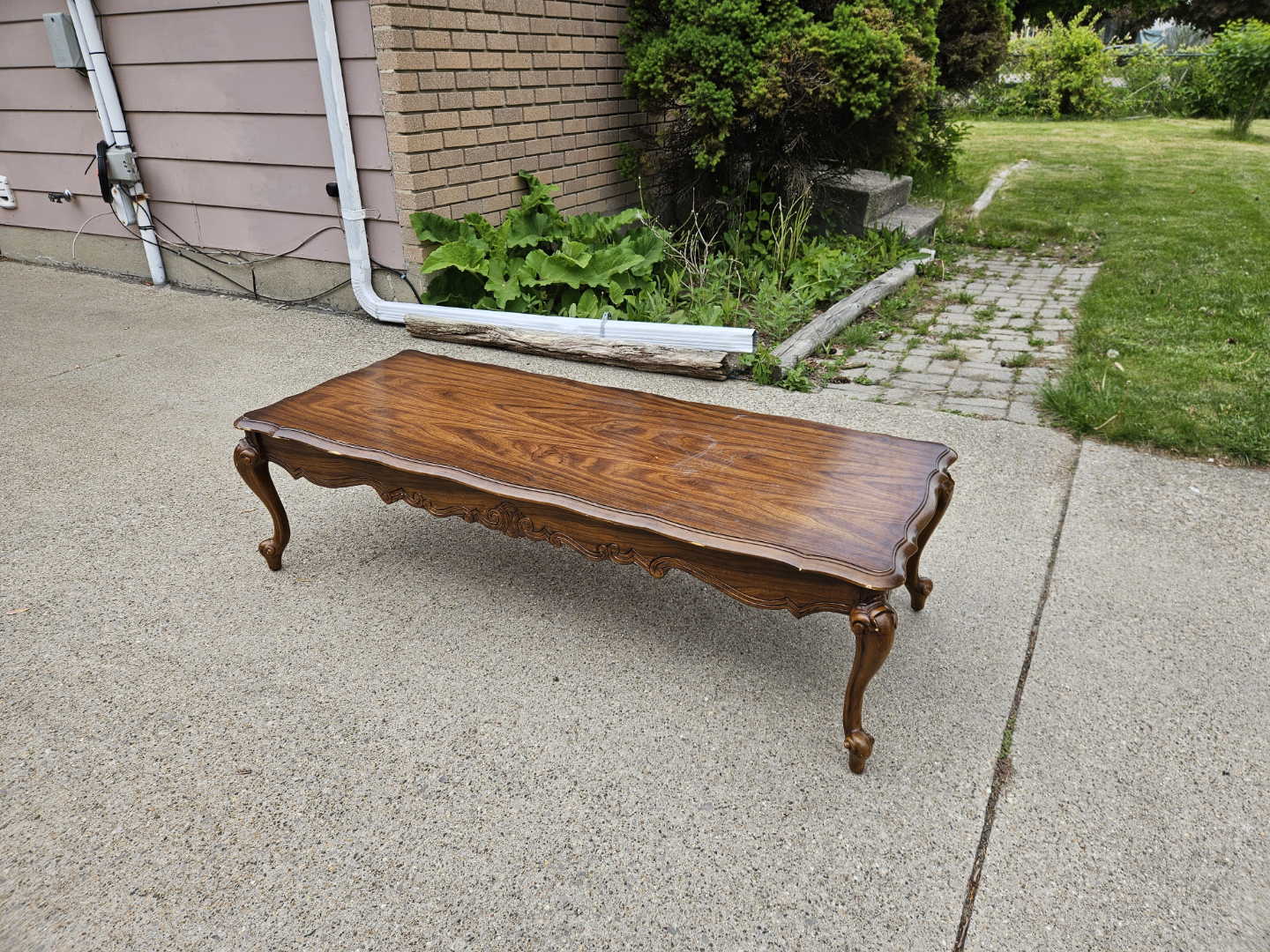 Vintage Wood Coffee Table
