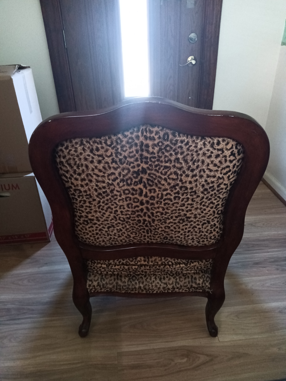 Leopard Print Accent Chair - photo 3