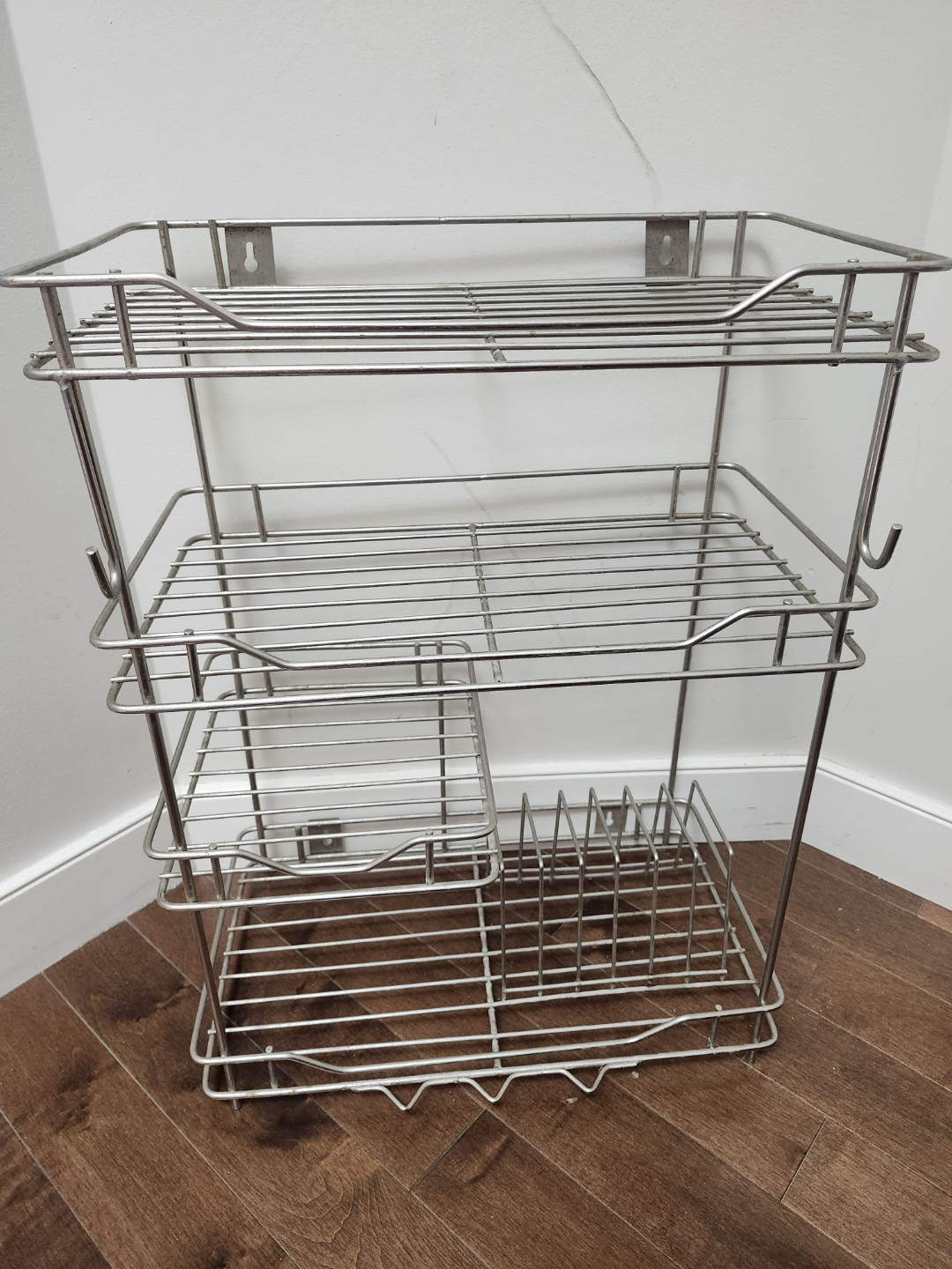 Three-Tier Stainless Steel Kitchen Rack