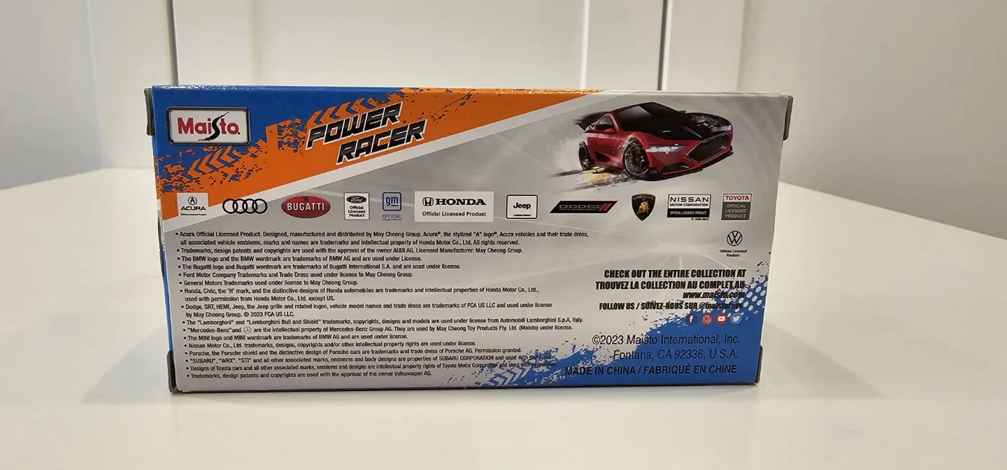 Maisto Power Racer Die-Cast Honda Civic Type R Toy Car image indicator(2)