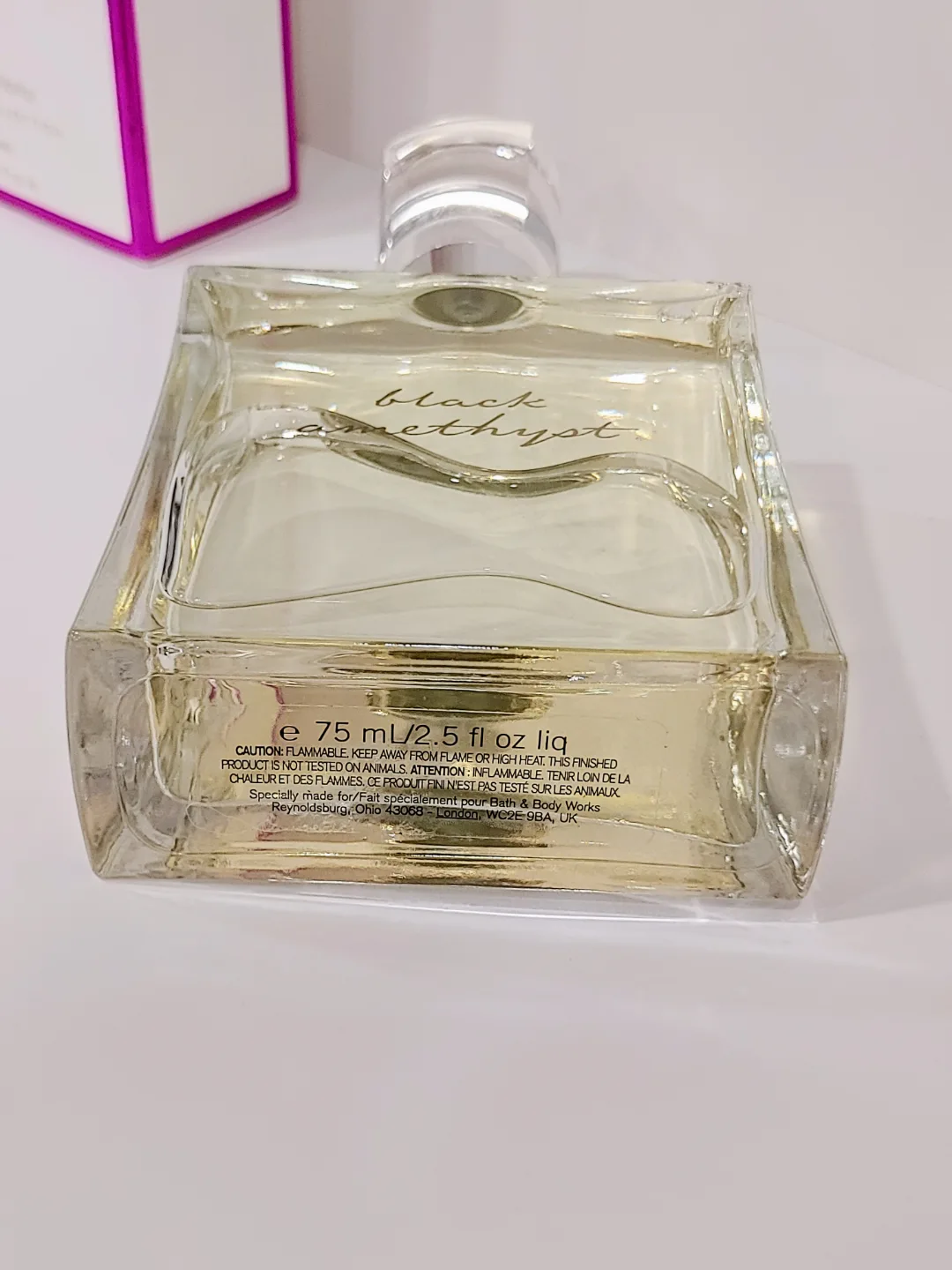 VERY RARE Bath & Body Works Black Amethyst Perfume 75ml image indicator(4)