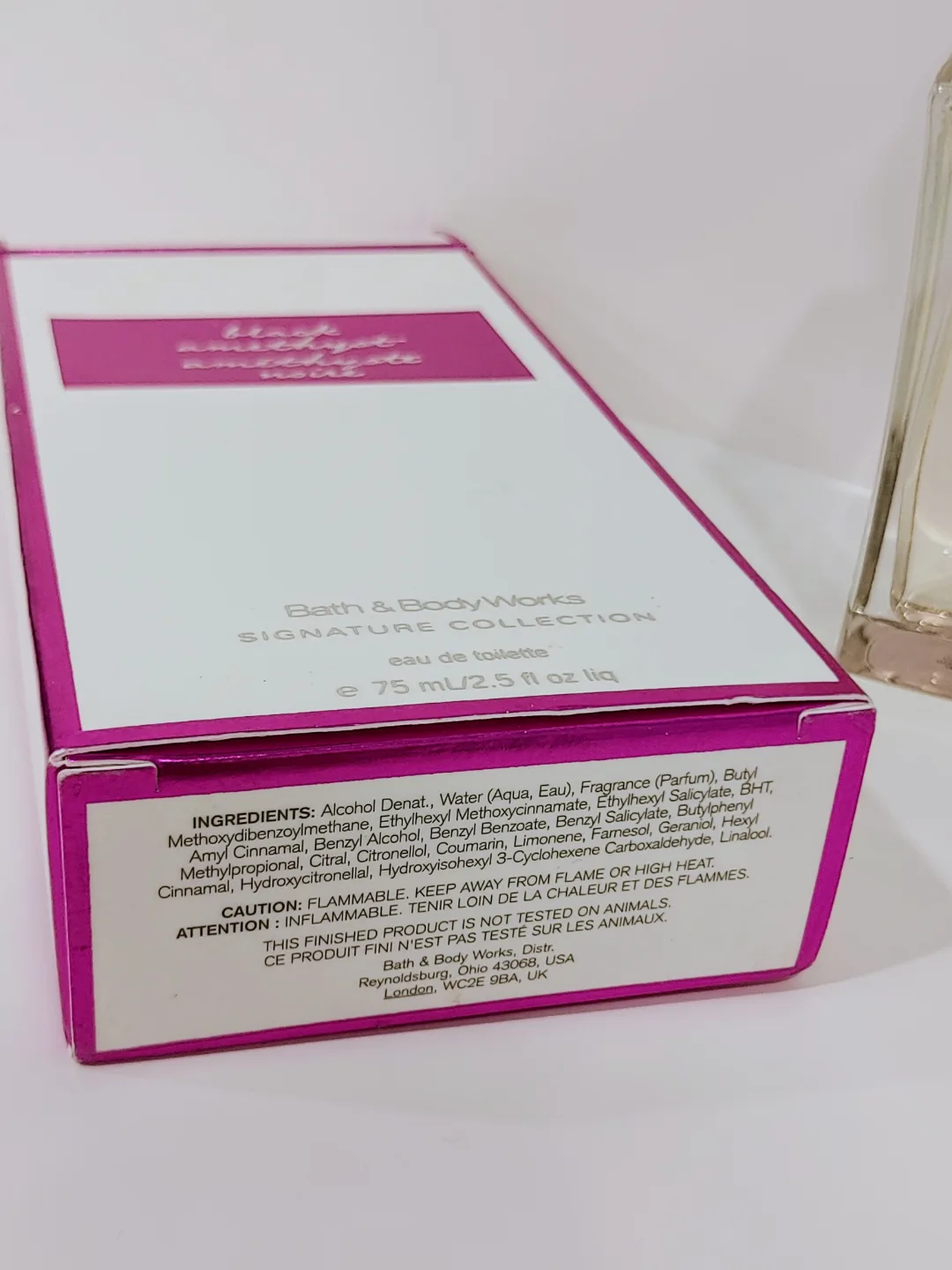 VERY RARE Bath & Body Works Black Amethyst Perfume 75ml image indicator(8)