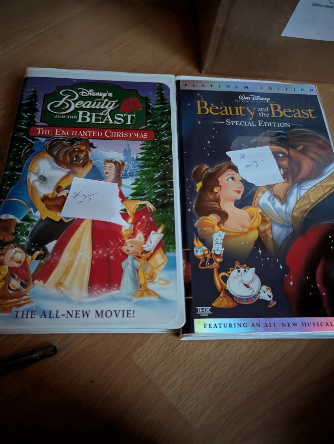 Disney's Beauty and the Beast VHS Tapes - Double Feature thumbnail