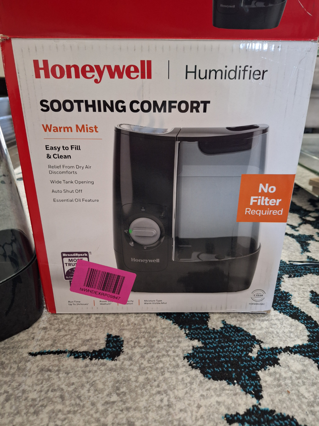 Honeywell Warm Mist Humidifier - Soothing Comfort
