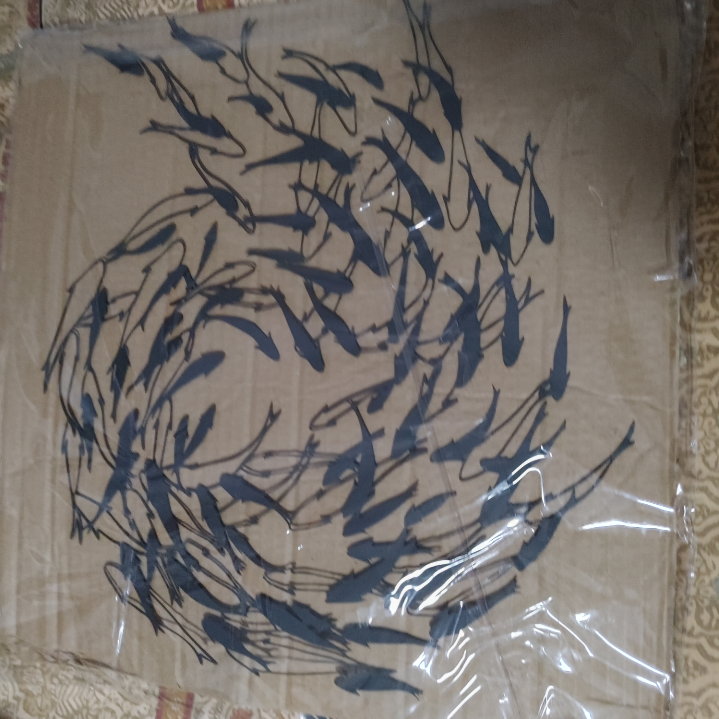 Metal Fish School Wall Decor - photo 2