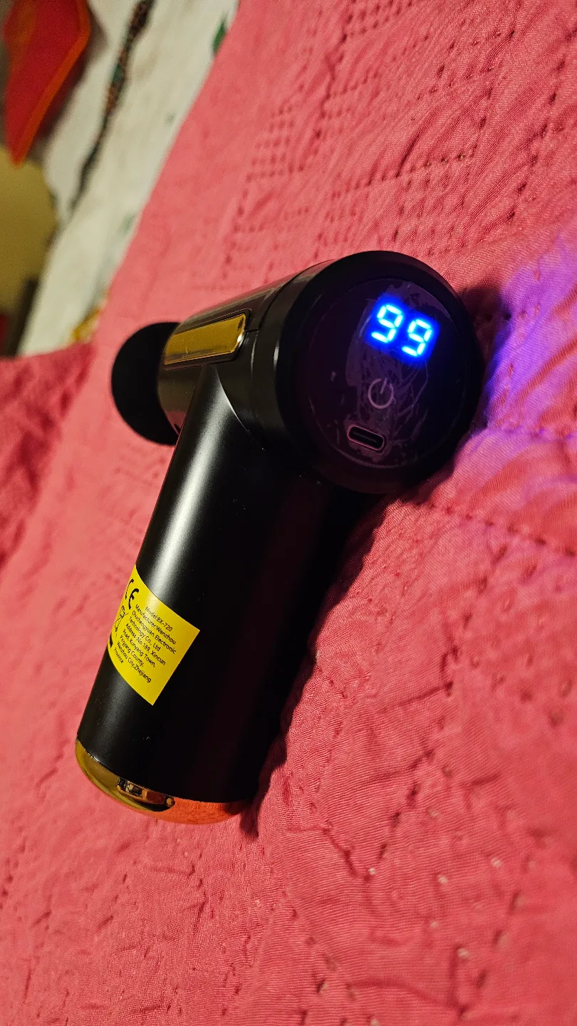 🧡 Portable Handheld Percussion Muscle Massage Gun image indicator(3)