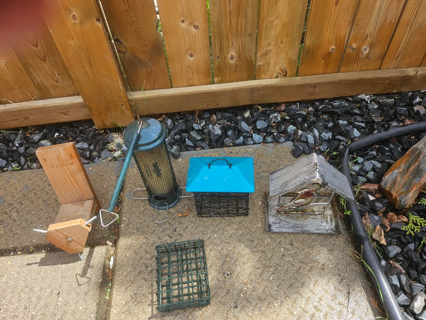 Various Bird Feeders and squirrell corn holder thumbnail
