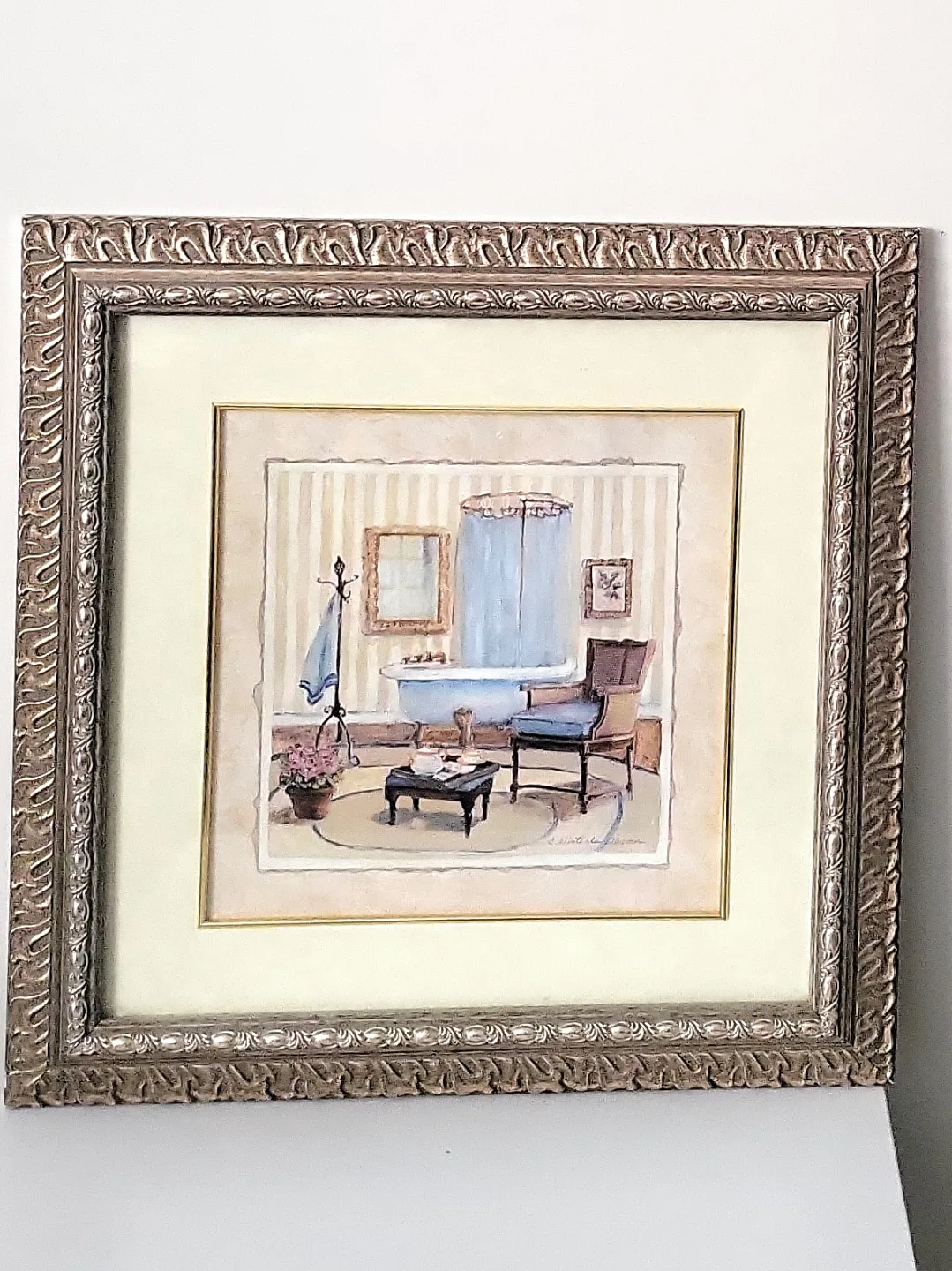 C. winterle Olson print of Framed Bathroom Art- 20 x20 inches image indicator(3)