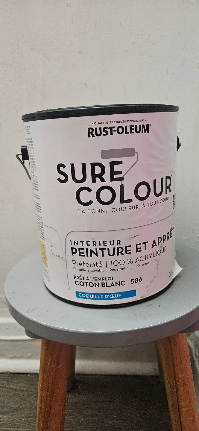 Rust-Oleum Sure Colour Interior Paint - Cotton Blanc 🧡 thumbnail