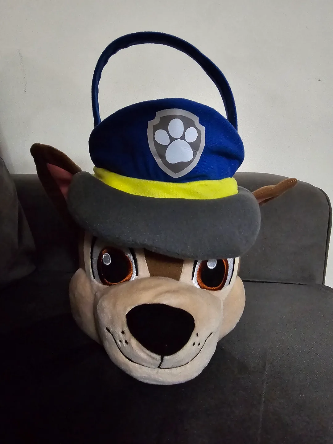 Paw Patrol 🐾 Chase Medium Plush Basket thumbnail
