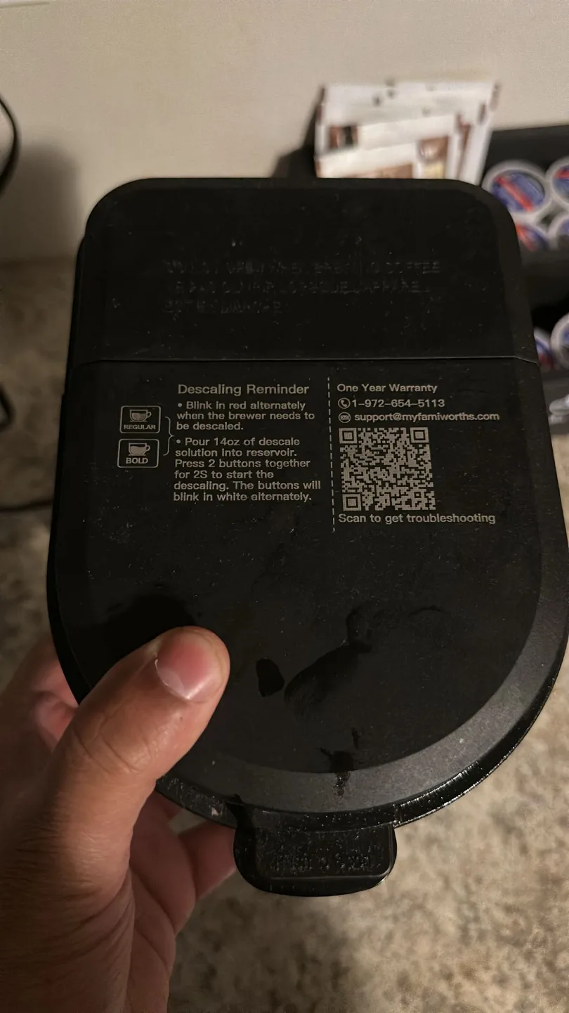 Famiworths Single Serve Coffee Maker image indicator(4)