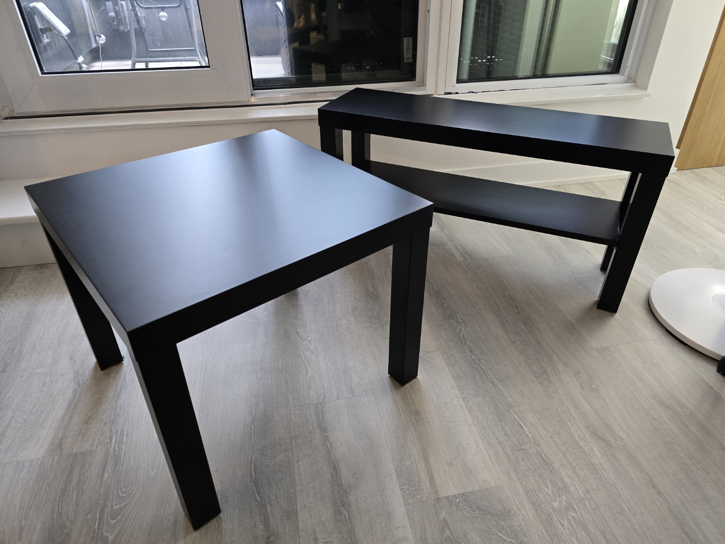 Ikea Lack TV Bench and Side Table (Black)
