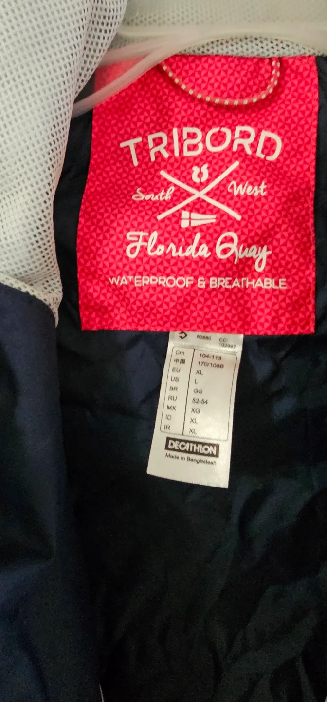 Tribord Women's Size XL Waterproof Breathable Jacket image indicator(2)