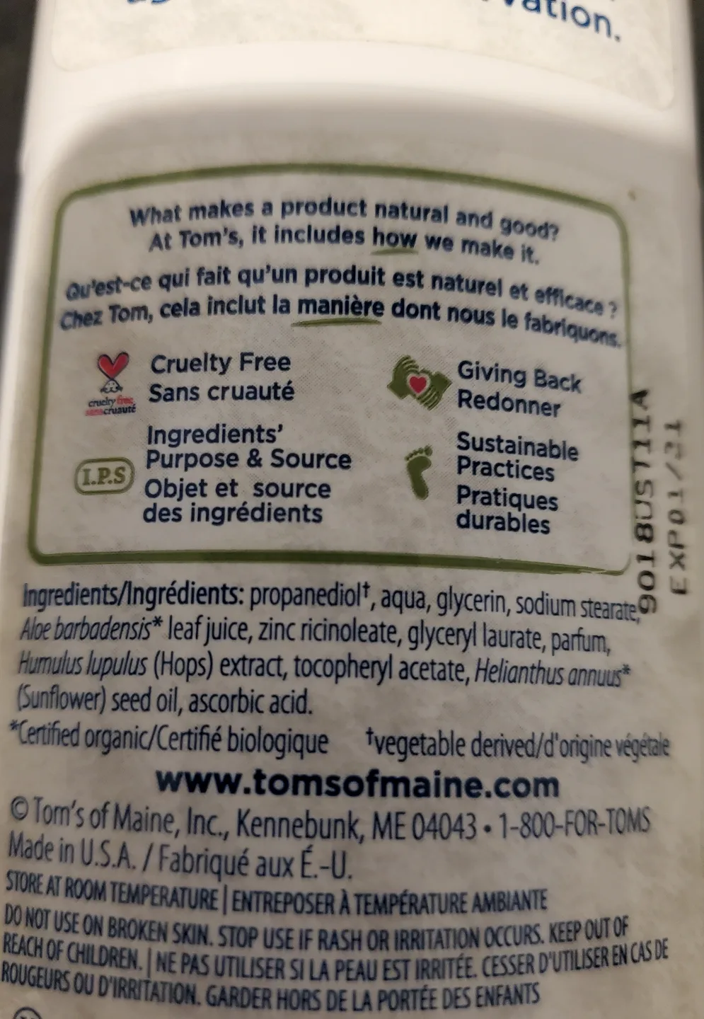 Toms of Maine natural deodorant (set of 2) image indicator(3)