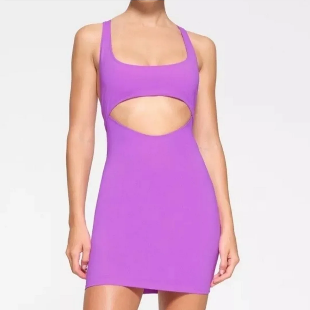 SKIMS Swim Cut Out Tank Dress thumbnail