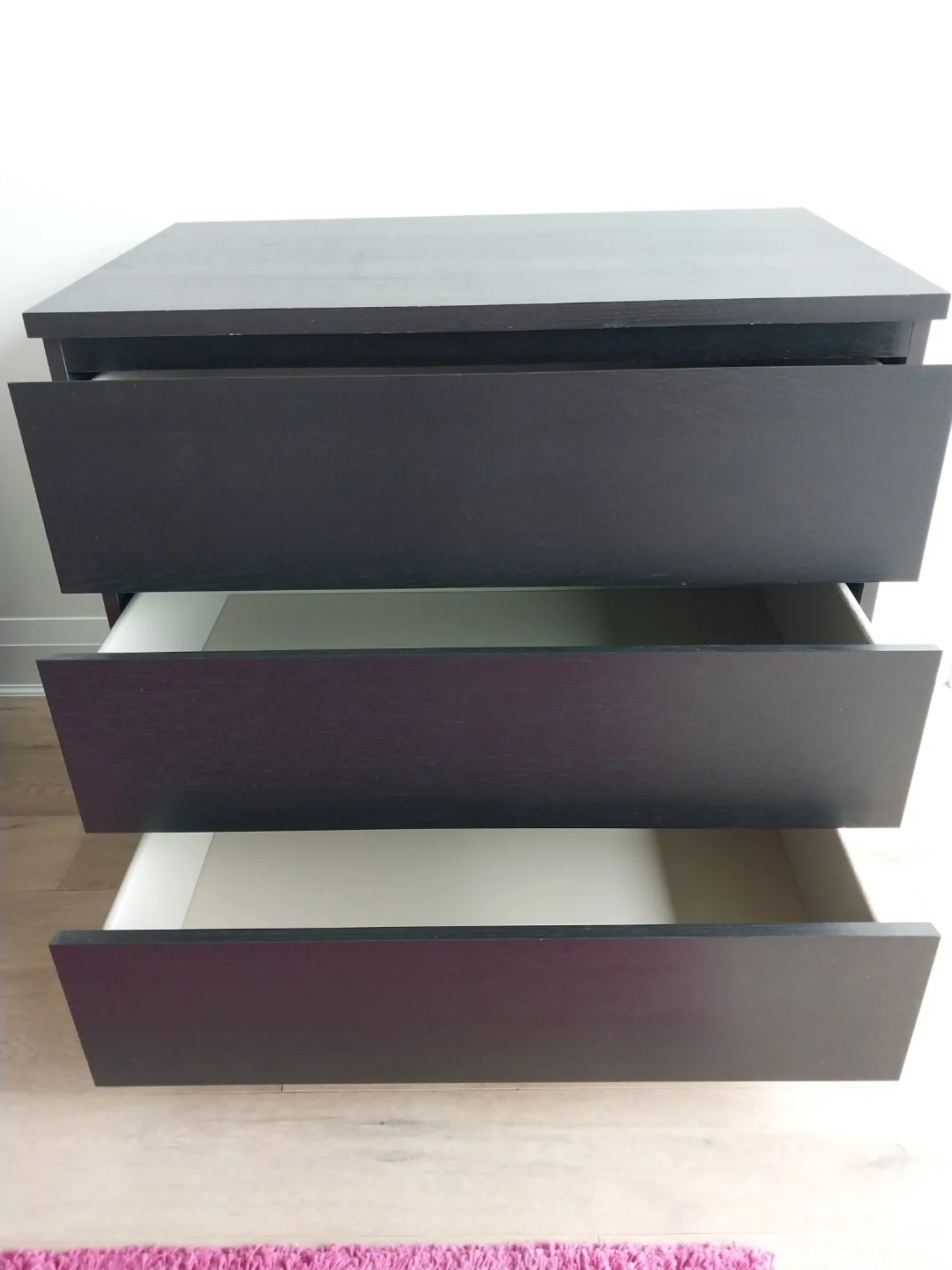 Black 3-Drawer Dresser image indicator(3)