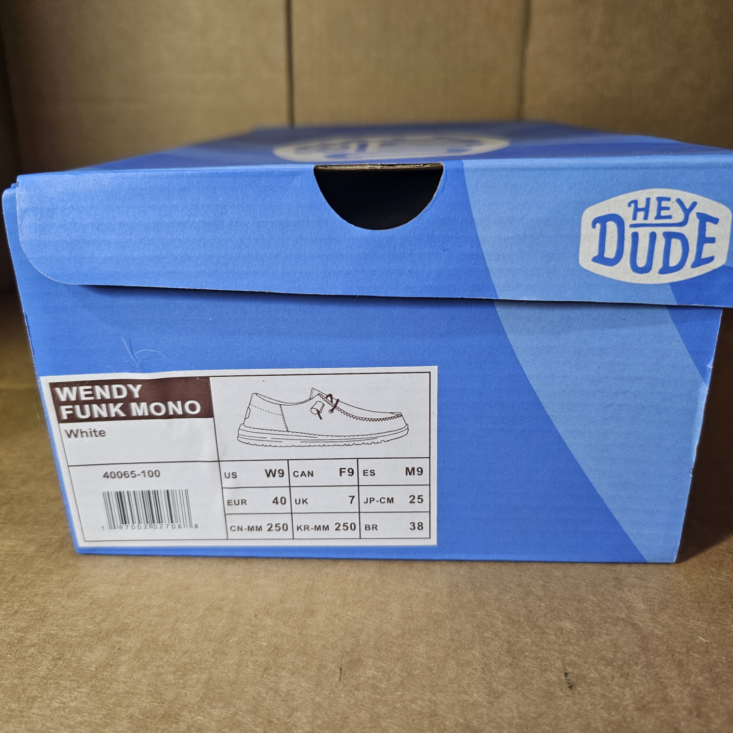 Hey Dude Wendy Funk Mono White Women's Slip-on Shoes - Size 9 - photo 5