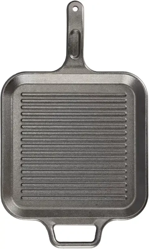 LODGE Pro-logic 12 inch Cast Iron Grilling Pan image indicator(3)