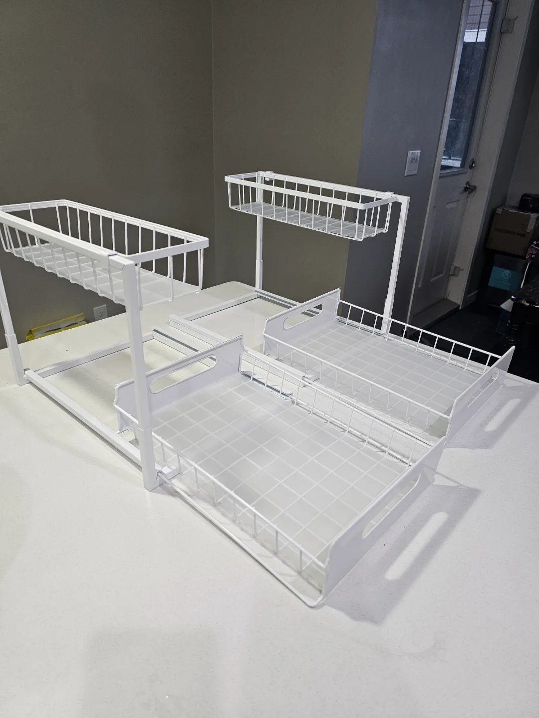 Two-Tier Under-Sink Organizer - White image indicator(6)