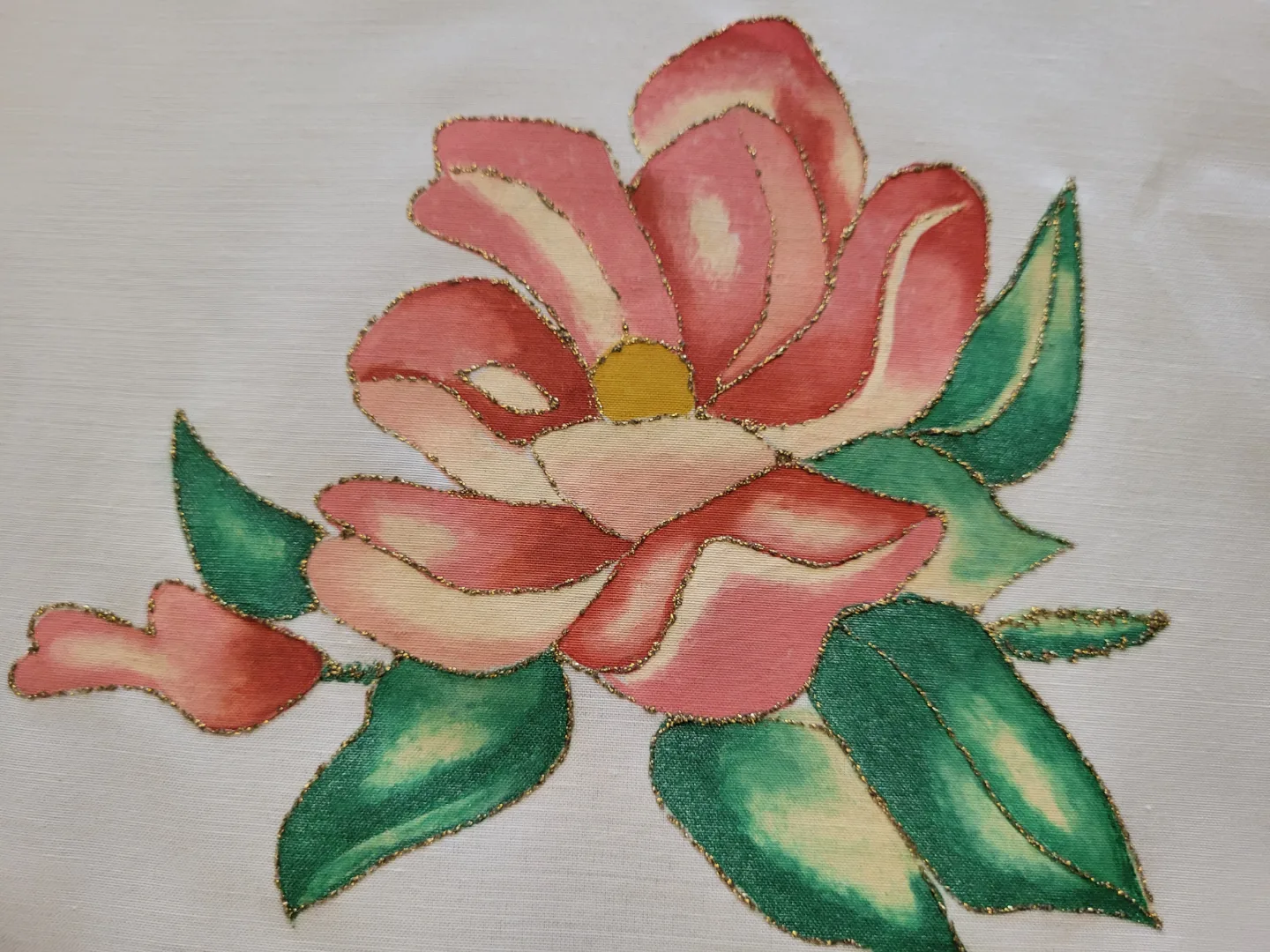 Vintage Floral HAND PAINTED table mats image indicator(7)