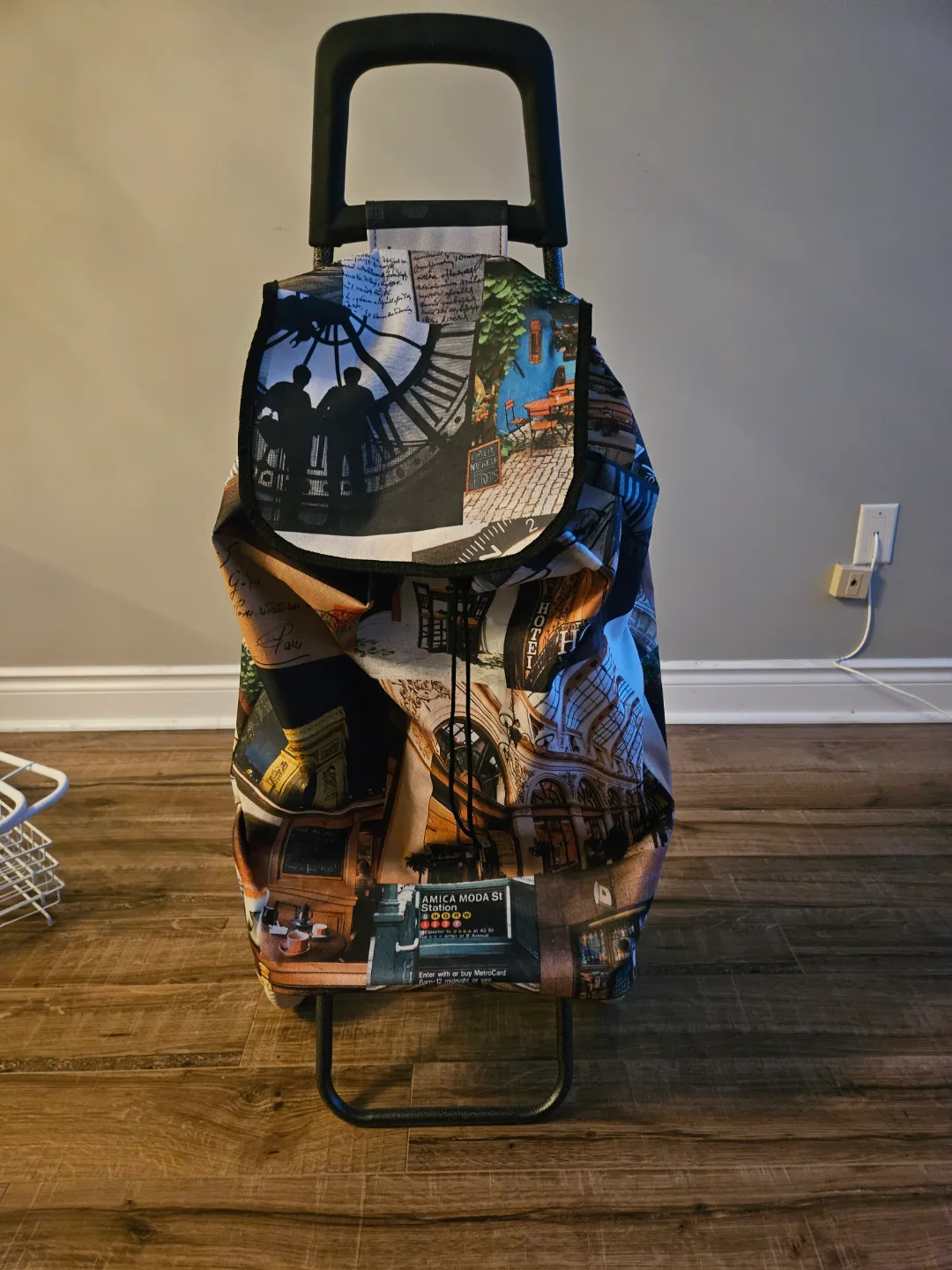 Collapsible Shopping Cart with Multi-Image Design thumbnail