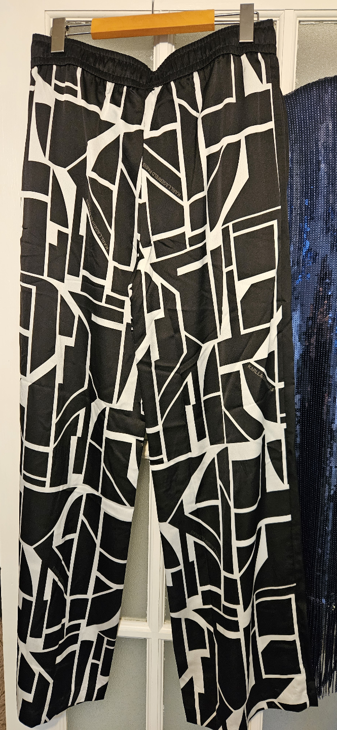 Karl Lagerfeld Paris Women's Black and White Geometric Print - photo 2