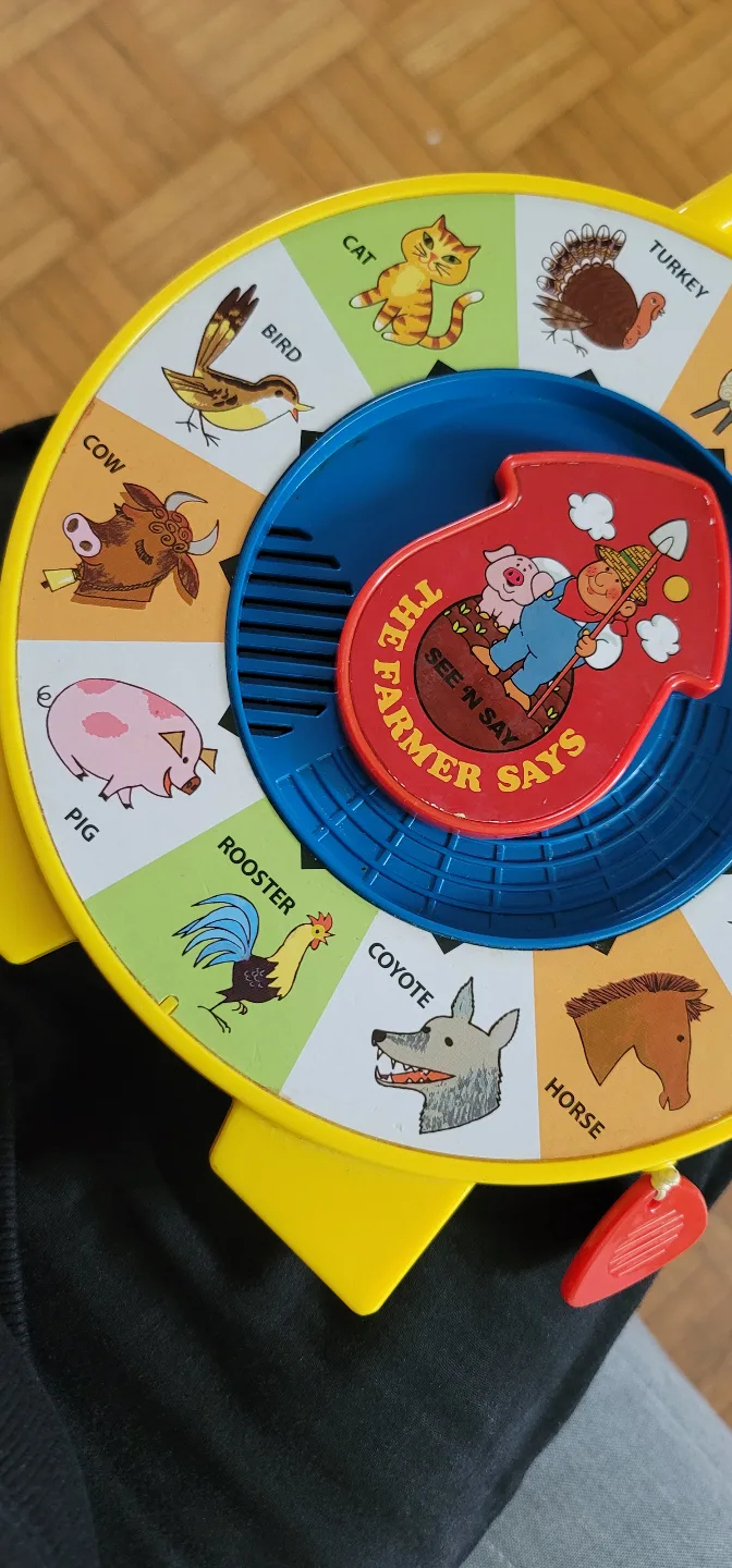 Vintage See 'n Say The Farmer Says Toy image indicator(4)