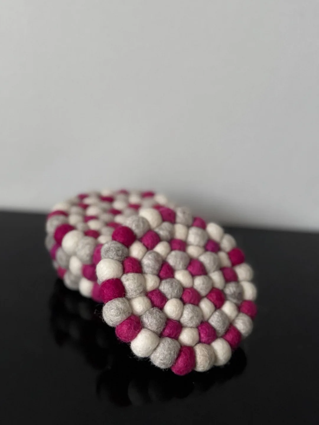 Handmade Felt Coasters - Set of 4 thumbnail
