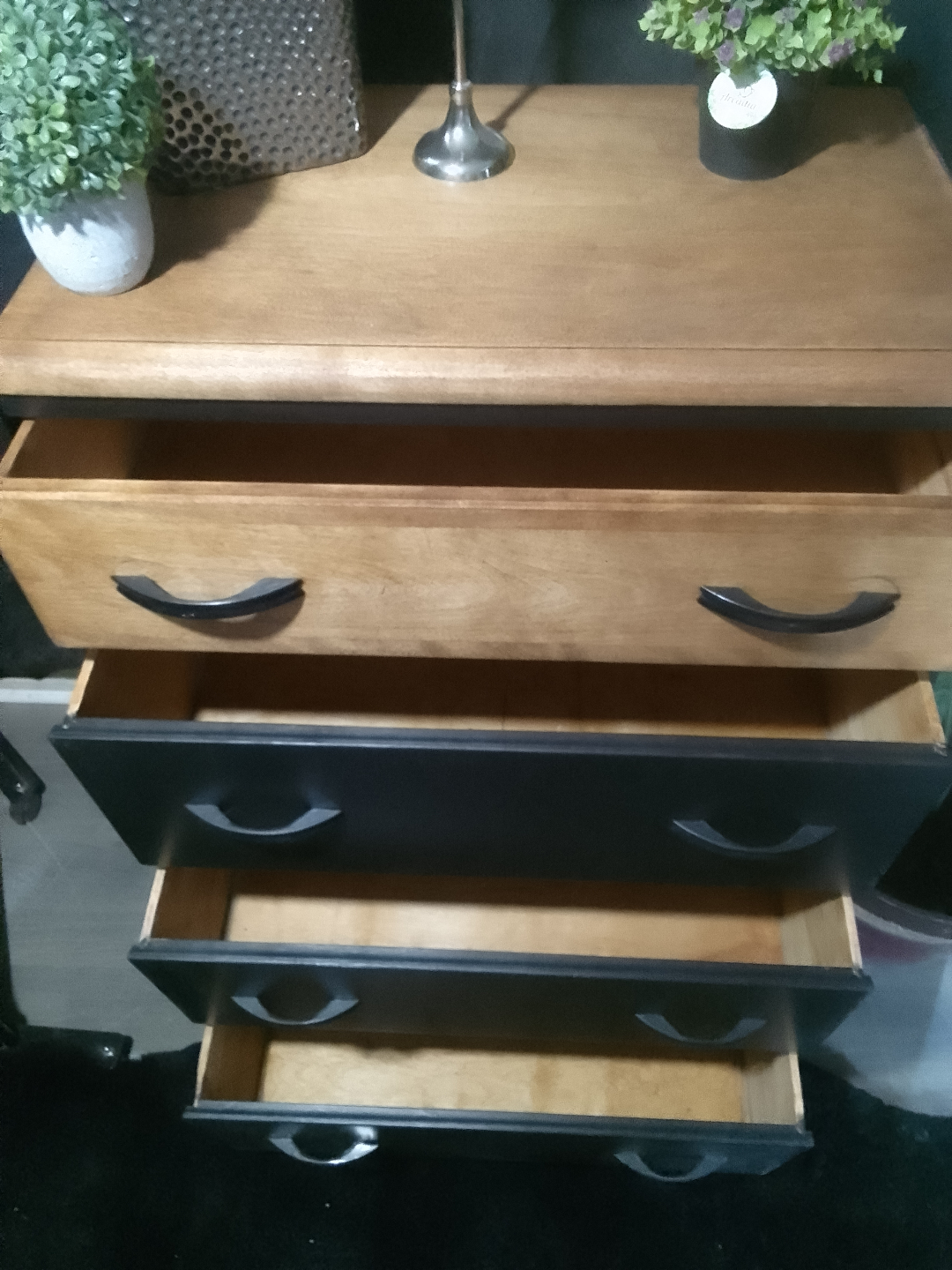 Refinished Waterfall Vintage Dresser - photo 3