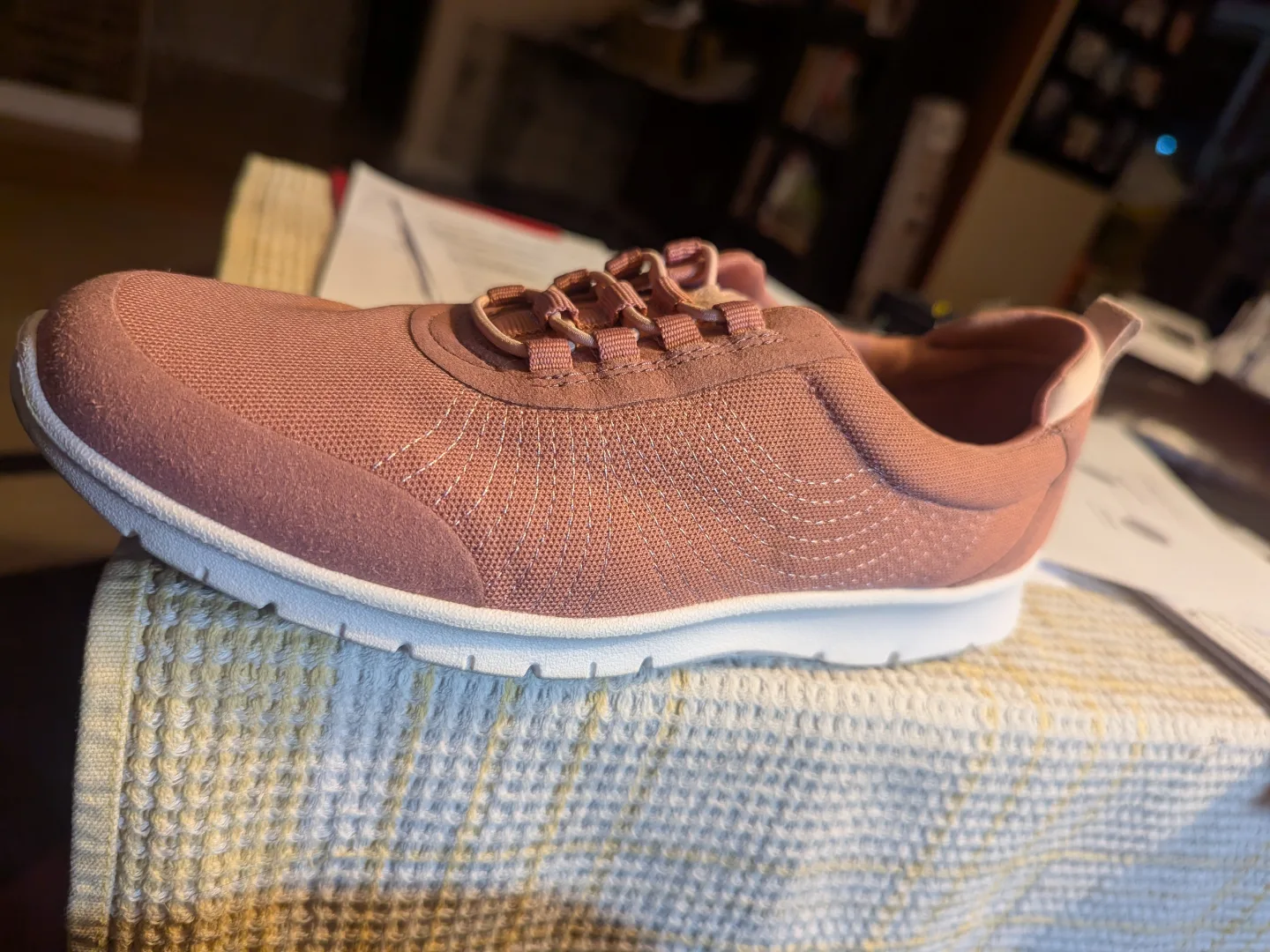Women's Clarks Step Allenaby Mauve Sneakers - Size 7 1/2 thumbnail