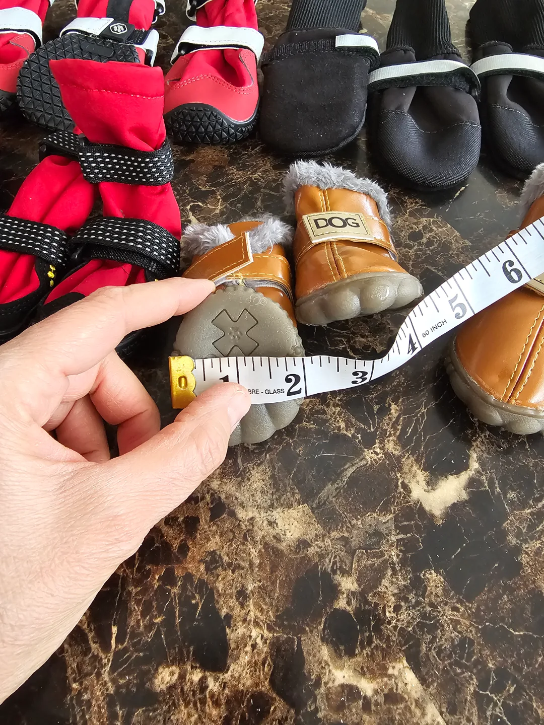 (New) Dog Boots size in pictures (price between $15 to $25) image indicator(9)