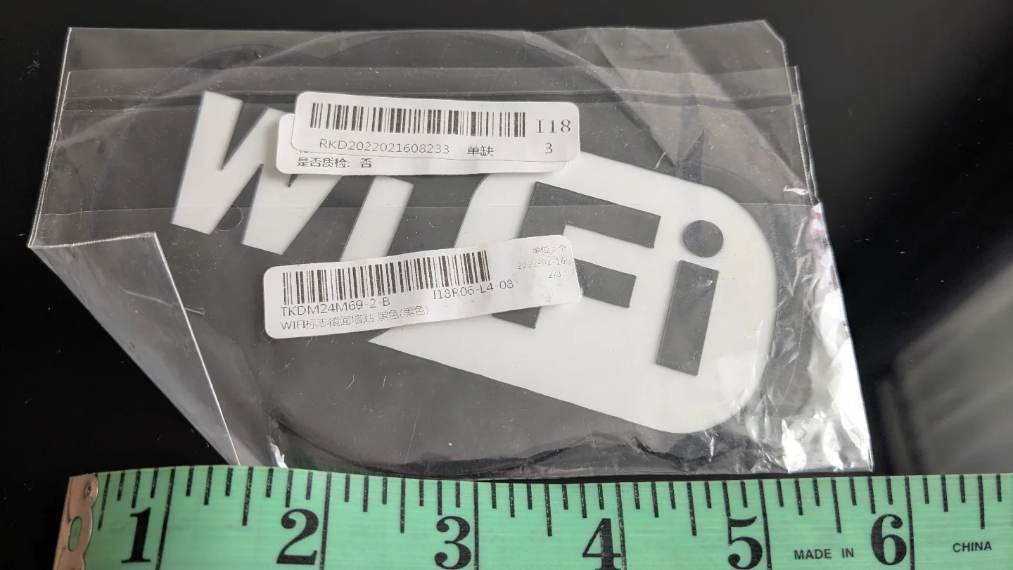 🏒FREE NEW WiFi Symbol Wall Adhesive Sign image indicator(2)