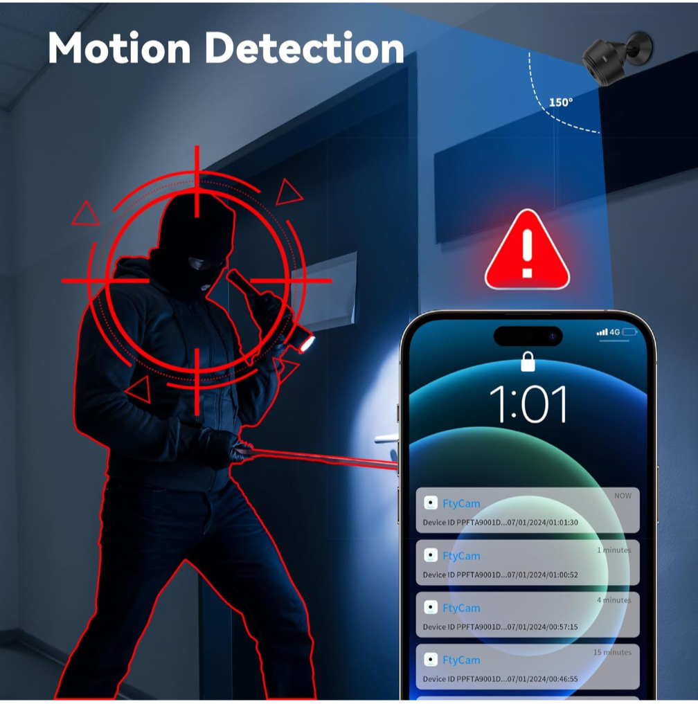 Mini Spy WiFi Camera with Motion Detection and Night Vision - photo 5