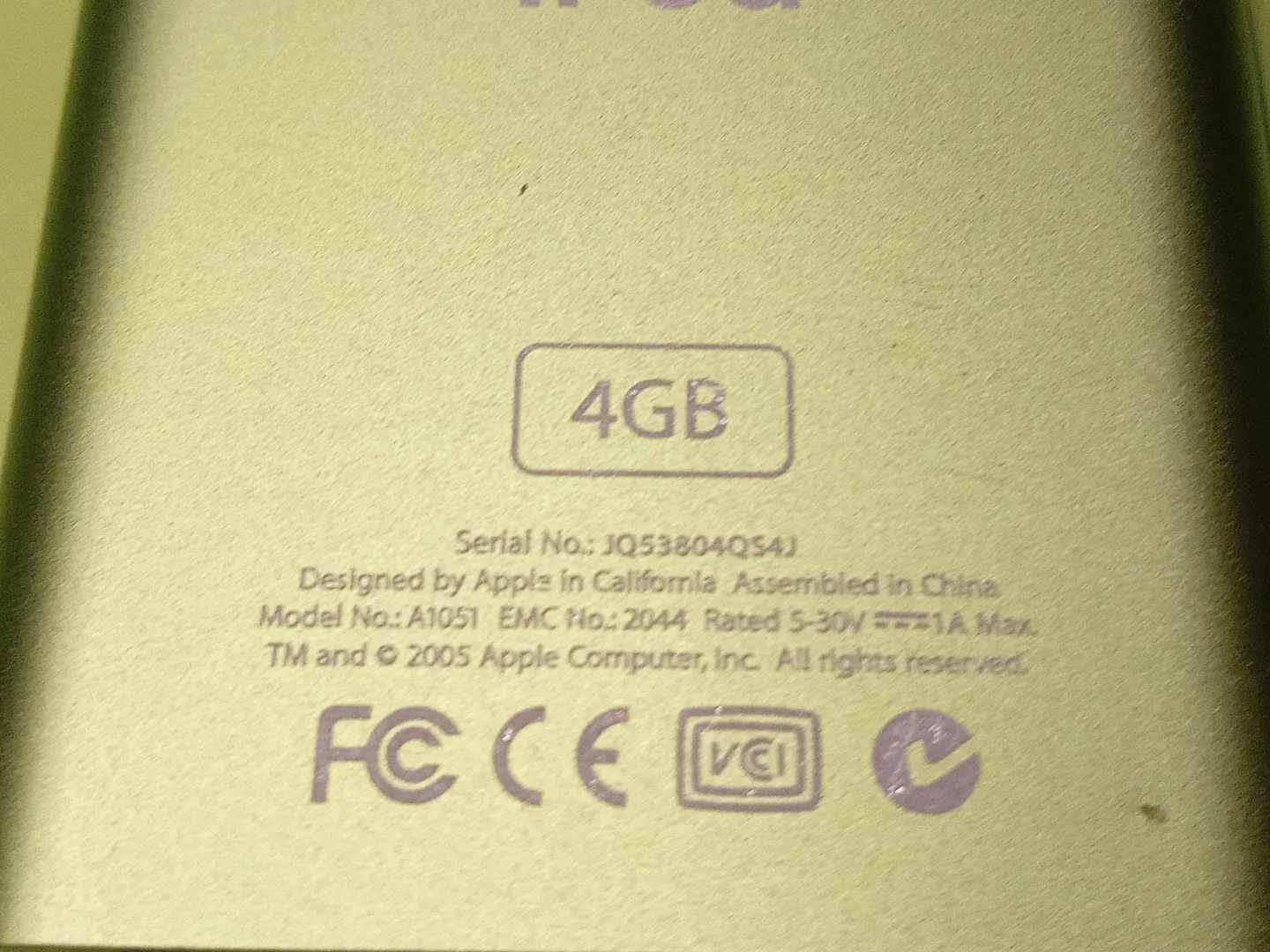 iPod with original box image indicator(6)