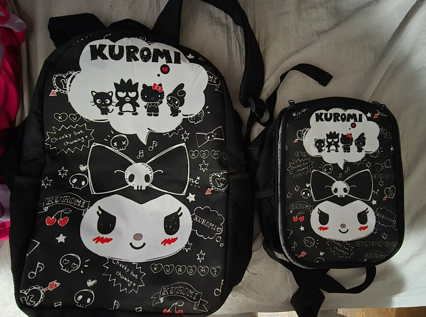 Kuromi Backpack and Lunch Bag Set thumbnail