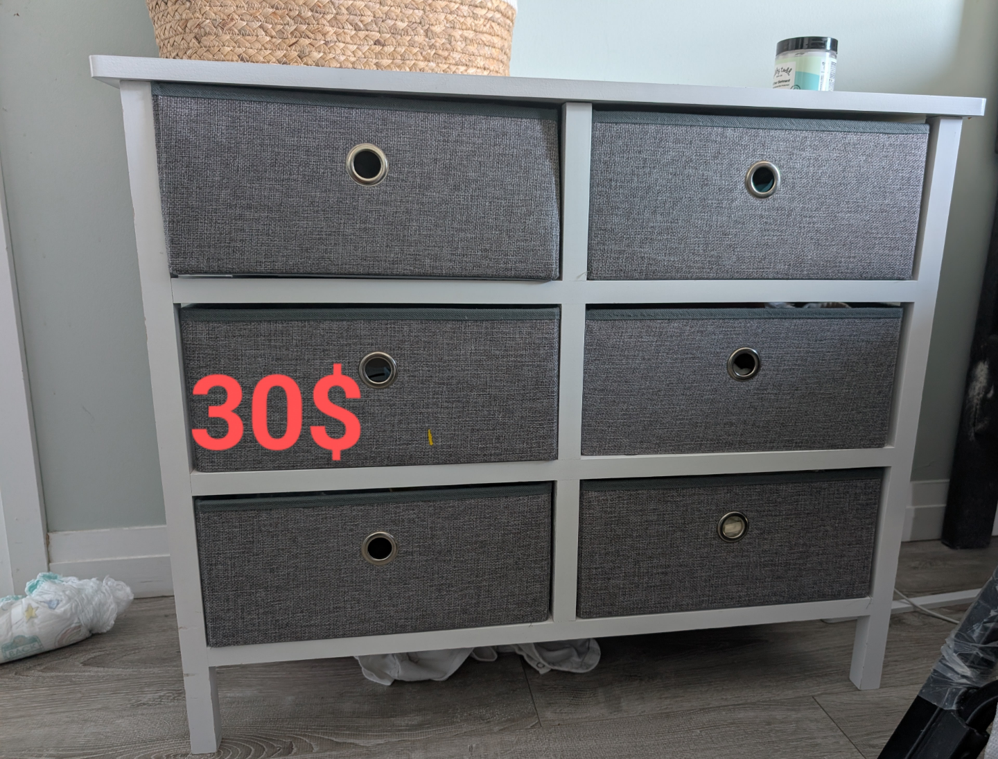 Moving Out - Six-Drawer Fabric Storage Organizer