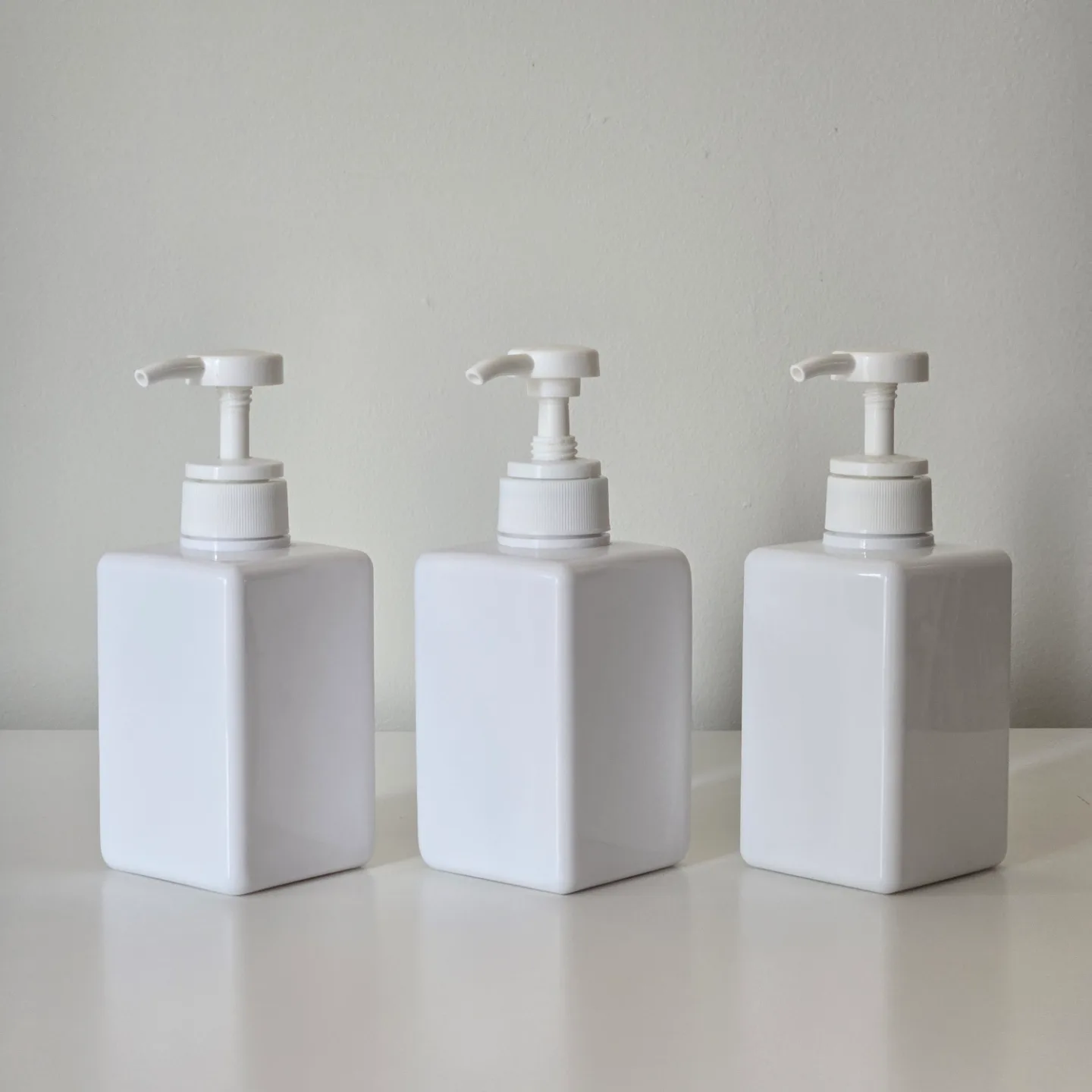 Dispenser, pump type, white, 400ml, set of 3 (Muji) thumbnail
