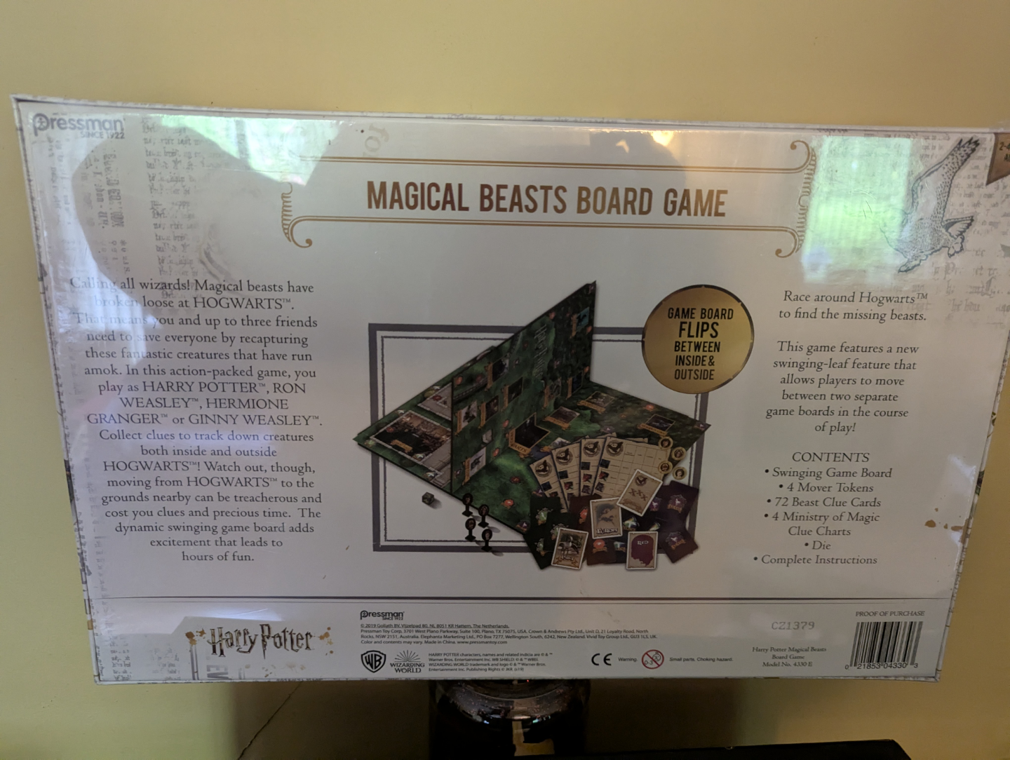 Harry Potter Fans! A light-up wand + brand new board game! - photo 3