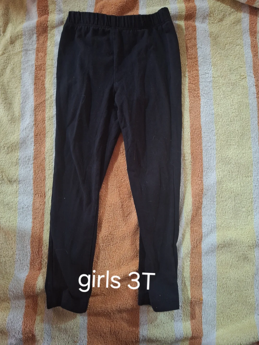 Girls Black Leggings - Size 3T thumbnail