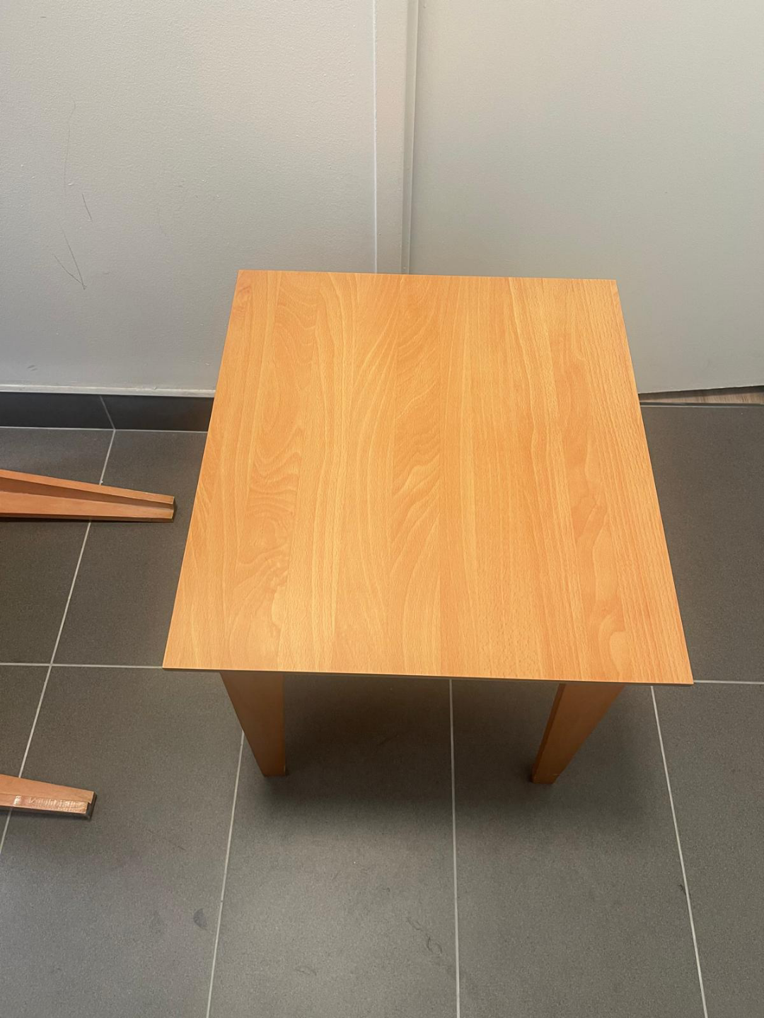 Set of 3 Nested Tables - Light Wood - photo 3