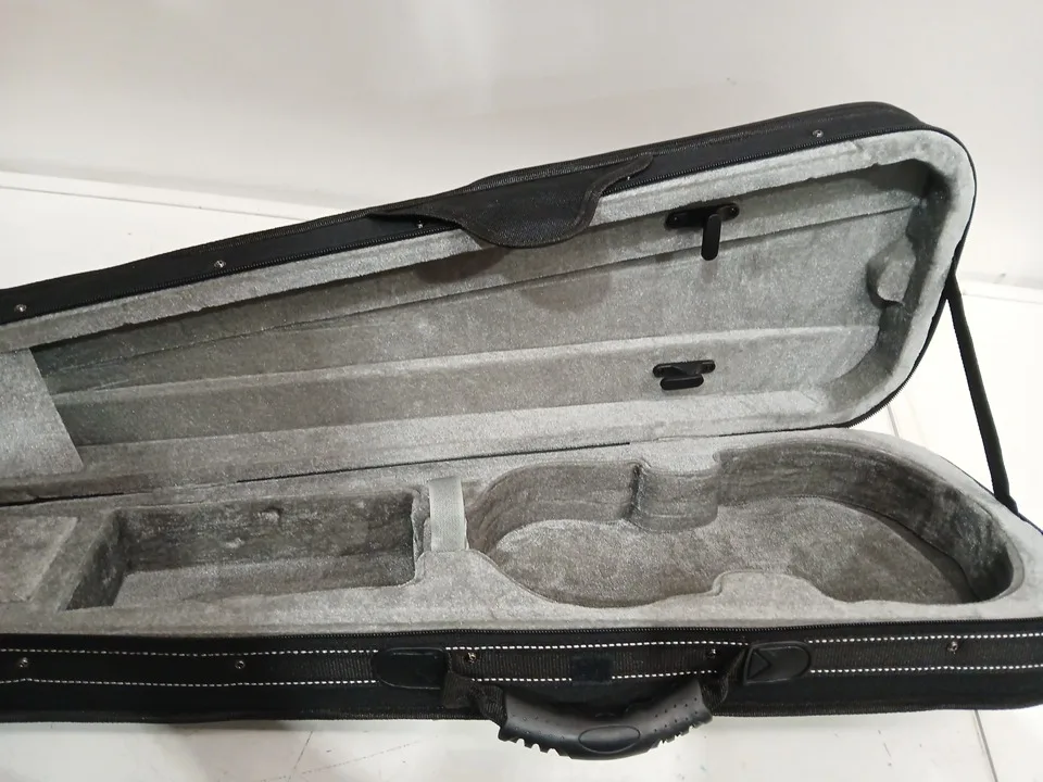 Eastar Violin Soft Shell Case with front pocket zipper - 3/4 - B image indicator(3)