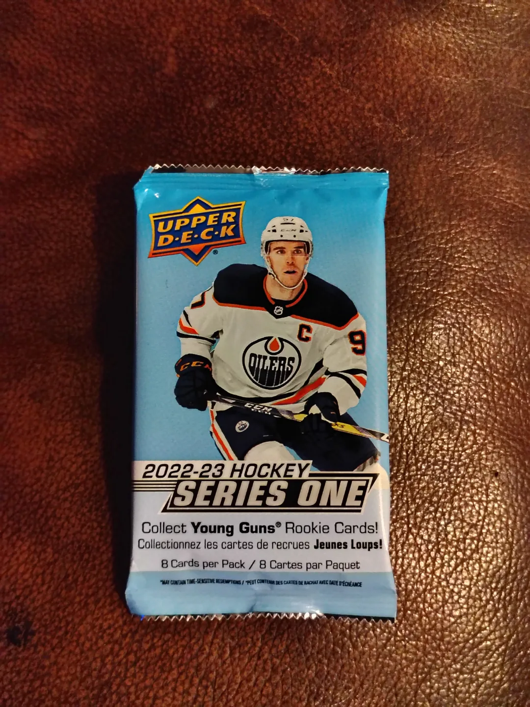 22 UD NHL Hockey Series One Trading Card 8 Cards Per Packc thumbnail