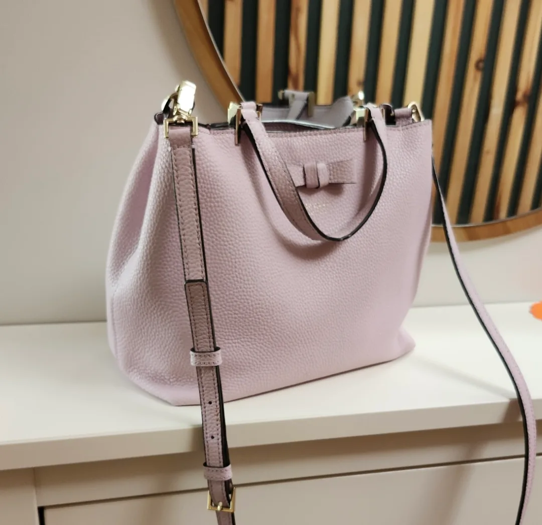 Kate Spade Light Purple Leather Handbag thumbnail
