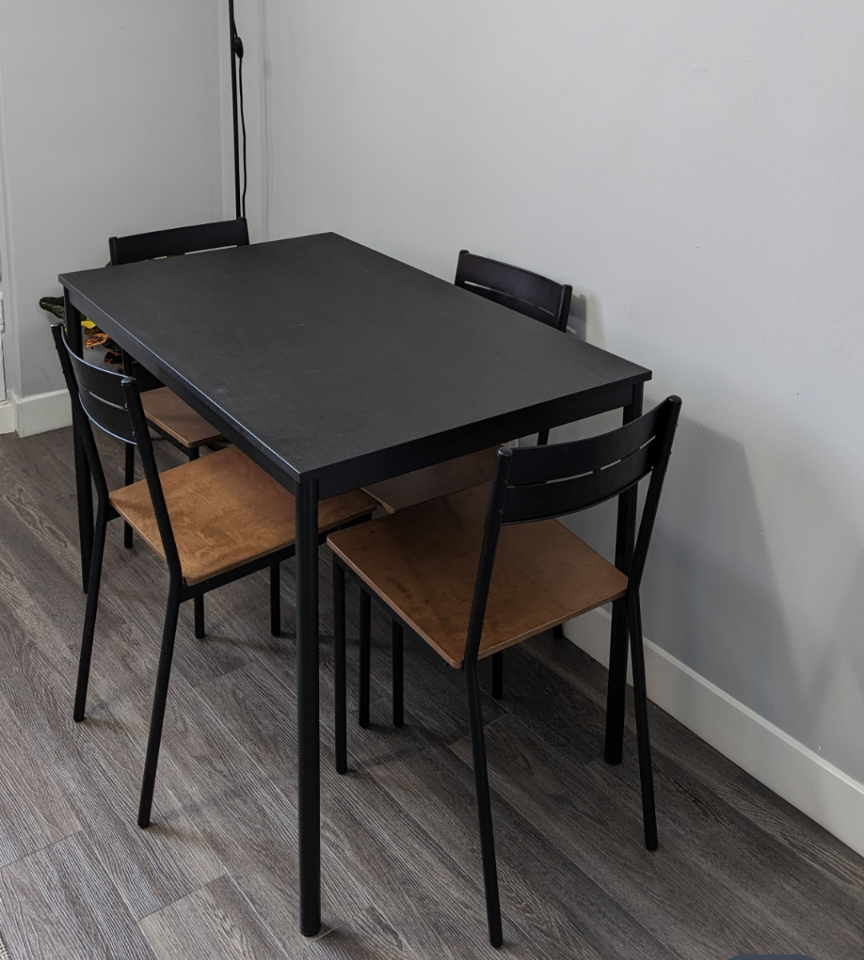 Dining Table and Chairs Set - IKEA SANDSBERG - photo 2