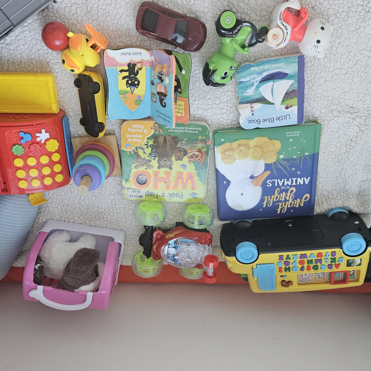 Multiple Baby Toys and Books
